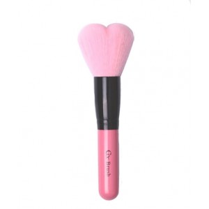 Кисть объемная для сухих текстур в виде сердца "Coringco Lovely Pink Heart Multi-Volume Brush" 